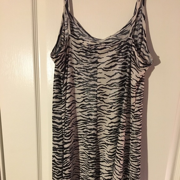 Zebra Pattern Slip Dress (90’s vintage) - Picture 5 of 5